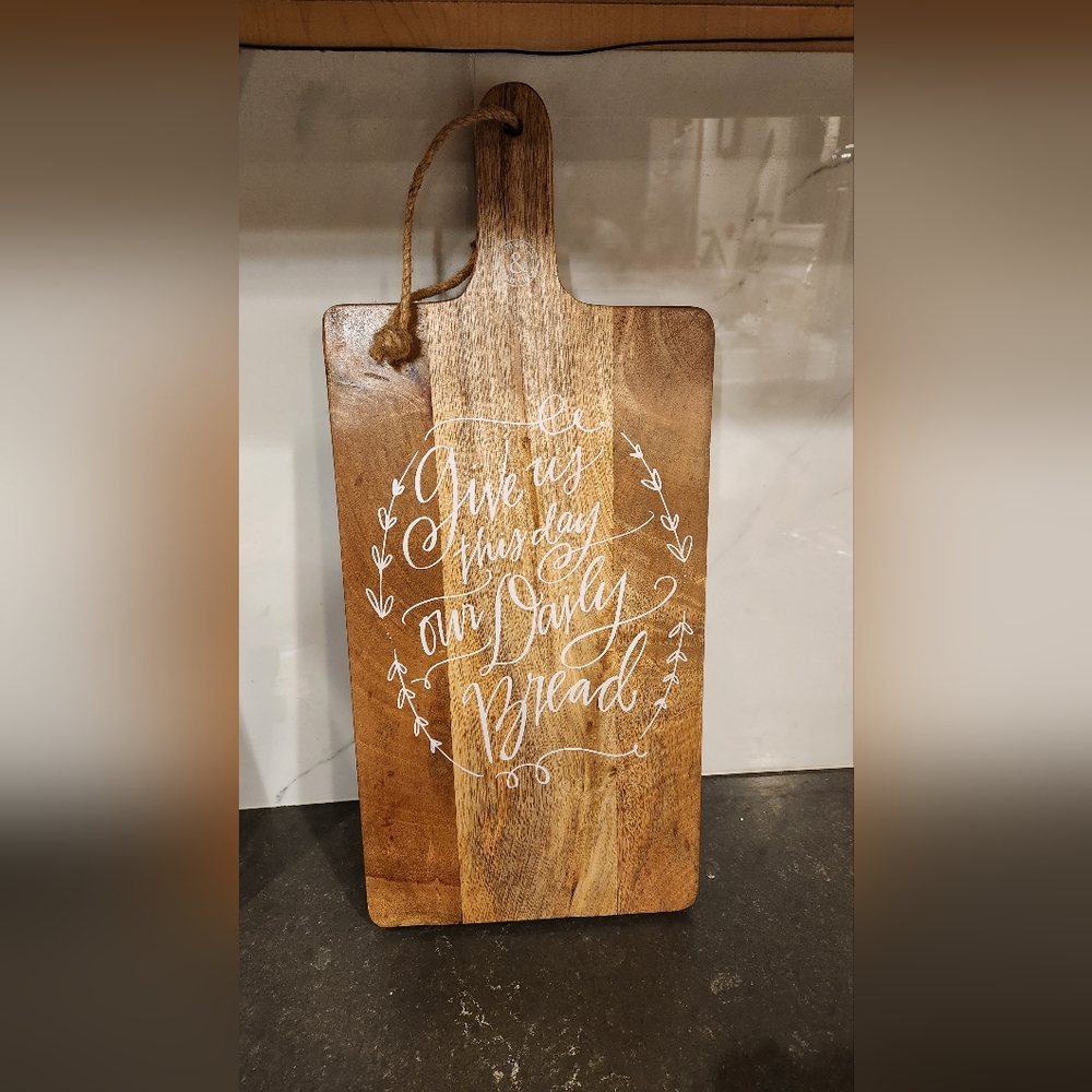 Mary & Martha wooden board decor